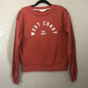 ROMWE West Coast Best Coast Sweatshirt